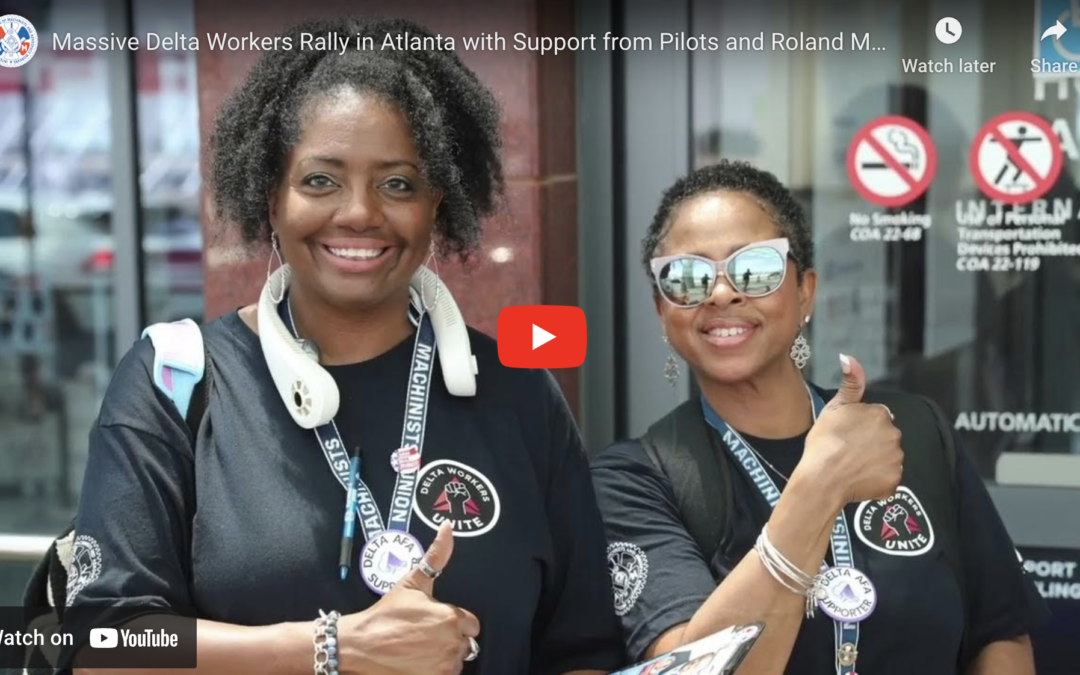 Massive Delta Workers Rally in Atlanta with Support from Pilots and Roland Martin